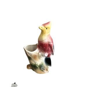 Vintage Royal Copley Porcelain Bird Vase Planter Table Decoration Ceramic